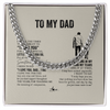 Personalized To My Dad Necklace From Son For All The Times That I Forgot To Thank You Dad Birthday Fathers Day Christmas Customized Gift Box Message Card