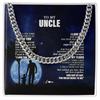 Personalized To My Uncle Necklace From Nephew Niece Thank You Grateful Love Uncle Birthday Gifts Fathers Day Christmas