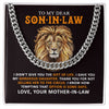 Lion Son In Law Birthday Gift Teen Son Birthday From Mom To Son Silver Chain Necklace