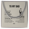 Personalized To My Dad Necklace From Daughter For All The Times That I Forgot To Thank You Dad Birthday Fathers Day Christmas Customized Gift Box Message Card