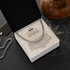 To My Man Cuban Chain Necklace for Him, Best Jewelry for Men, Romantic Birthday Gifts for Him Christmas, Jewelry for Him, Romantic Valentine