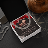 Necklace Gift For Him, Birthday Gift, Aniversary Gift - Skull - To My King - I Love You