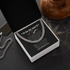 Happy Graduation Graduation Gift College for Son, Cuban Link Chain Gift for Son on His Graduation, Best Graduation Gifts for Son from Mom or Dad