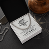 Necklace Gift For Him, Birthday Gift, Aniversary Gift - Fishing - To My Master Baiter - I Love You