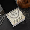 Happy Graduation To My Man Promise Necklace, Cuban Chain for Him, Romantic birthday gifts for him, Best Jewelry for men, To my boyfriend, Anniversary Jewelry