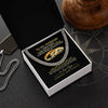 Personalized Cuban Link Chain Gift For Husband - I Wish I Could Turn Back To The Clock Cuban Link Chain Valentines Day Gift For Him