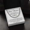 Men Silver Adult Chain Necklace for My Future Husband, Engagement Gift for Future Husband