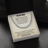 Happy Graduation To My Man Promise Necklace, Cuban Chain for Him, Romantic birthday gifts for him, Best Jewelry for men, To my boyfriend, Anniversary Jewelry