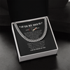 Happy Graduation Graduation Gift College for Son, Cuban Link Chain Gift for Son on His Graduation, Best Graduation Gifts for Son from Mom or Dad