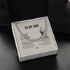 Personalized To My Dad Necklace From Son For All The Times That I Forgot To Thank You Dad Birthday Fathers Day Christmas Customized Gift Box Message Card
