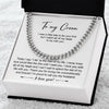 Silver Adult Chain Necklace for My Groom, Wedding Gift, Groom Wedding Present from Bride