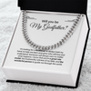 Will You Be My Godfather? Godfather Proposal Gift Necklace for Men Adults Size