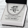Necklace Gift For Him, Birthday Gift, Aniversary Gift - Fishing - To My Master Baiter - I Love You