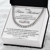 Men Silver Adult Chain Necklace for My Future Husband, Engagement Gift for Future Husband