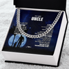 Personalized To My Uncle Necklace From Nephew Niece Thank You Grateful Love Uncle Birthday Gifts Fathers Day Christmas