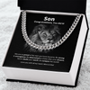 Son, You did it Cuban Link Chain Necklace Graduation Necklace Gift For Him, Birthday Gift, Aniversary Gift