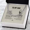 Personalized To My Dad Necklace From Daughter For All The Times That I Forgot To Thank You Dad Birthday Fathers Day Christmas Customized Gift Box Message Card