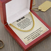 Happy Graduation To My Man Promise Necklace, Cuban Chain for Him, Romantic birthday gifts for him, Best Jewelry for men, To my boyfriend, Anniversary Jewelry