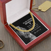 Necklace Gift For Him, Birthday Gift, Aniversary Gift - Family - To My Future Husband - I Love You With My Whole Heart