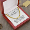 Will You Be My Godfather? Godfather Proposal Gift Necklace for Men Adults Size