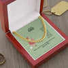 Cuban Link Chain to Dad Necklace Gift For Him, Birthday Gift, Aniversary Gift