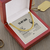 Personalized To My Dad Necklace From Daughter For All The Times That I Forgot To Thank You Dad Birthday Fathers Day Christmas Customized Gift Box Message Card