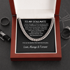 To My Soulmate My Sweetest Love Cuban Link Chain Necklace Gift For Him, Birthday Gift, Aniversary Gift