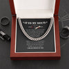 Happy Graduation Graduation Gift College for Son, Cuban Link Chain Gift for Son on His Graduation, Best Graduation Gifts for Son from Mom or Dad