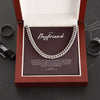 Cuban Link Chain Necklace, To My Boyfriend Necklace for Women, Adults Size