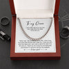 Silver Adult Chain Necklace for My Groom, Wedding Gift, Groom Wedding Present from Bride
