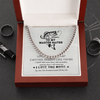 Necklace Gift For Him, Birthday Gift, Aniversary Gift - Fishing - To My Master Baiter - I Love You