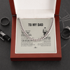 Personalized To My Dad Necklace From Daughter For All The Times That I Forgot To Thank You Dad Birthday Fathers Day Christmas Customized Gift Box Message Card