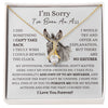 I'm Sorry I Have Been An Ass Sorry Necklace, Gifts For Her