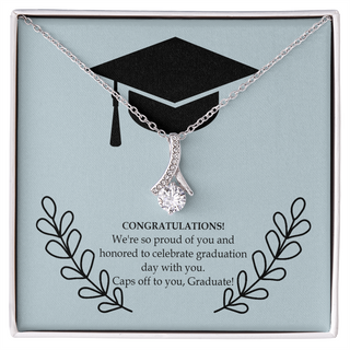 Class of 2023, Gift Necklace, Message Card Graduation Gifts for Her, High School Graduation Gifts for Her, College Graduation,