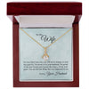 Gift for wife~ To My Wife Necklace, Christmas gift, Valentines day Gift For My Wife, Romantic Wife Gift, Wife Birthday Surprise