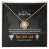 Beautiful Wife Necklace, Spooky Halloween Necklace Gifts, Anniversary Gift for Partner