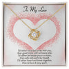 To My Love 7 Necklace, Valentine Couple Gift, Anniversary Birthday Pendant Gift, Gift For Him, Gift For Her, Happy Father Day Mother Day Gift