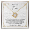 To My Mom Necklace, Gift For Mom, Mothers Day Gifts, Christmas Gift For Mom, Birthday Gift For Mom, Mom Gift From Daughter Or Son