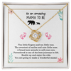 To An Amazing Mama To Be Necklace, First Time Mom Gift Necklace for Women, Adults Size