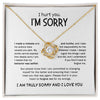 Apology Gift for Her, Gifts For Girlfriend Apology Necklace gift, Forgiveness Gift For Girlfriend, I'm Sorry Gift For Her, Apology Jewelry
