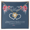 To My Goddaughter Necklace From Godmother Braver Stronger Smarter Loved Goddaughter Jewelry Birthday Graduation Christmas Customized Message Card