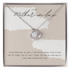 To My Mother in Law Necklace from Daughter, Gift to Mother-in-Law for Christmas, Birthday, Mother's Day, Message Card to Mom-in-Law