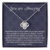 Mental Health Necklace You Are Amazing Necklace gift,Positive Affirmations Gift for Best Friend Birthday,Mental health Necklace,Breakup Strenght Self love Gift