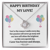 To My Love 10 Necklace, Valentine Couple Gift, Anniversary Birthday Pendant Gift, Gift For Him, Gift For Her, Happy Father Day Mother Day Gift
