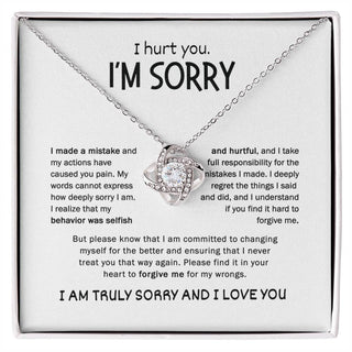 Apology Gift for Her, Gifts For Girlfriend Apology Necklace gift, Forgiveness Gift For Girlfriend, I'm Sorry Gift For Her, Apology Jewelry