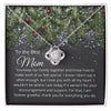 To My Mom Necklace, Christmas Gift from Daughter or Son