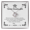 To My Granddaughter Necklace From Grandma I Will Love You Always Granddaughter Jewelry Birthday Christmas Customized Message Card