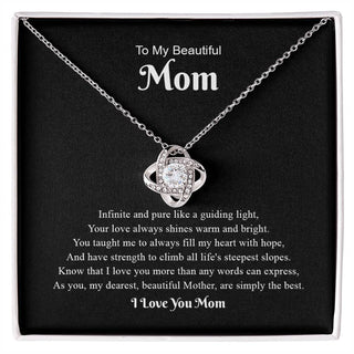 To My Mom Necklace, Gift For Mom, Mothers Day Gifts, Christmas Gift For Mom, Birthday Gift For Mom, Mom Gift From Daughter or Son