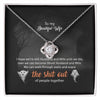 Beautiful Wife Necklace, Spooky Halloween Necklace Gifts, Anniversary Gift for Partner