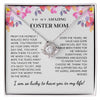 To My Amazing Foster Mom Necklace, Foster Mom Gift, Step Mother Gift, Meaningfull Message for Mother's Day